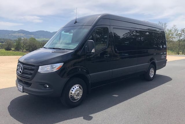 8 Hour 12 Passengers Mercedes sprinter limo bus Wine tour  - Photo 1 of 25